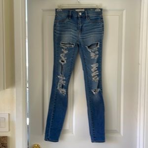 Pacsun Super Stretch Distressed Jeggings